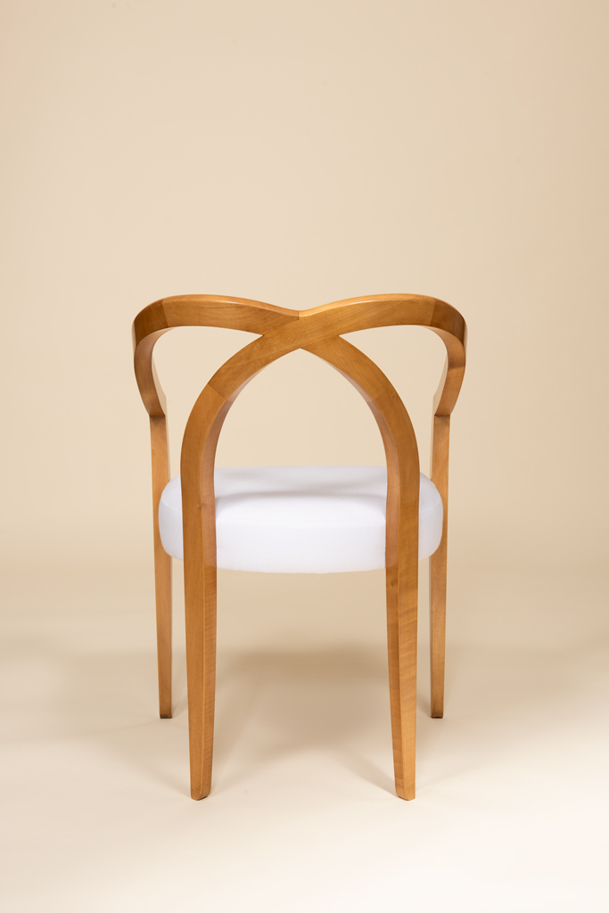 Sycamore "Crossed Legs" armchair by Sylvain Dubuisson & Sandra Carigliano, 2023