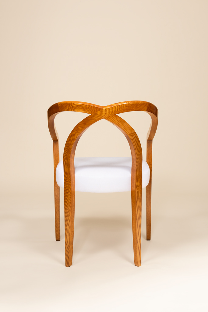 Ash "Crossed Legs" armchair by Sylvain Dubuisson & Sandra Carigliano, 2023