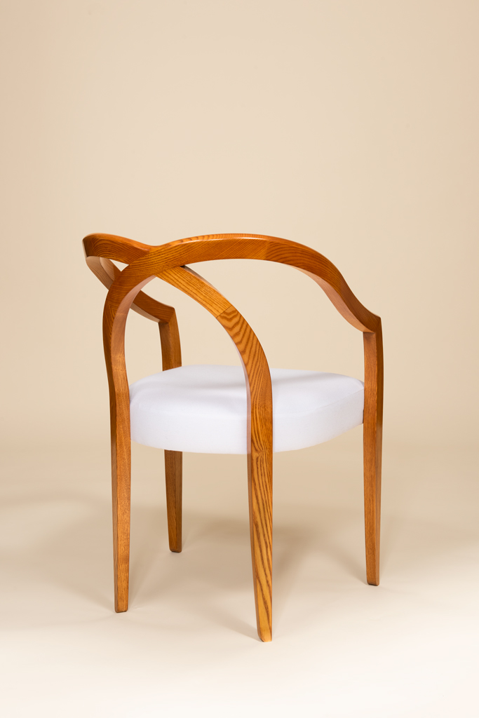 Ash "Crossed Legs" armchair by Sylvain Dubuisson & Sandra Carigliano, 2023