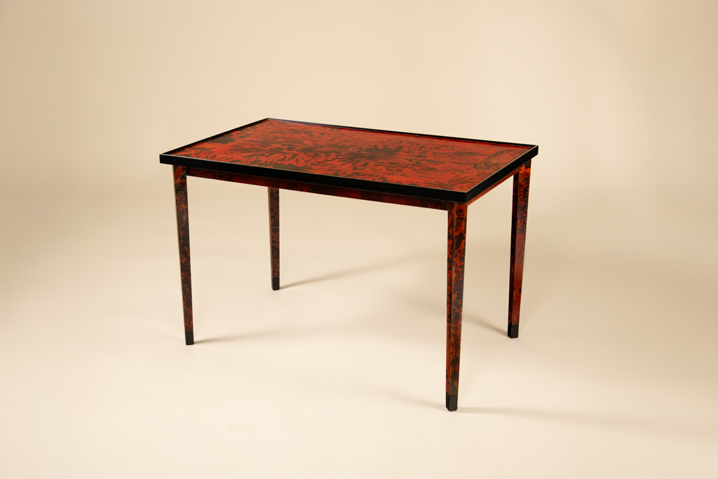 Tortoiseshell coffee table by Maison Franck, c.1920.