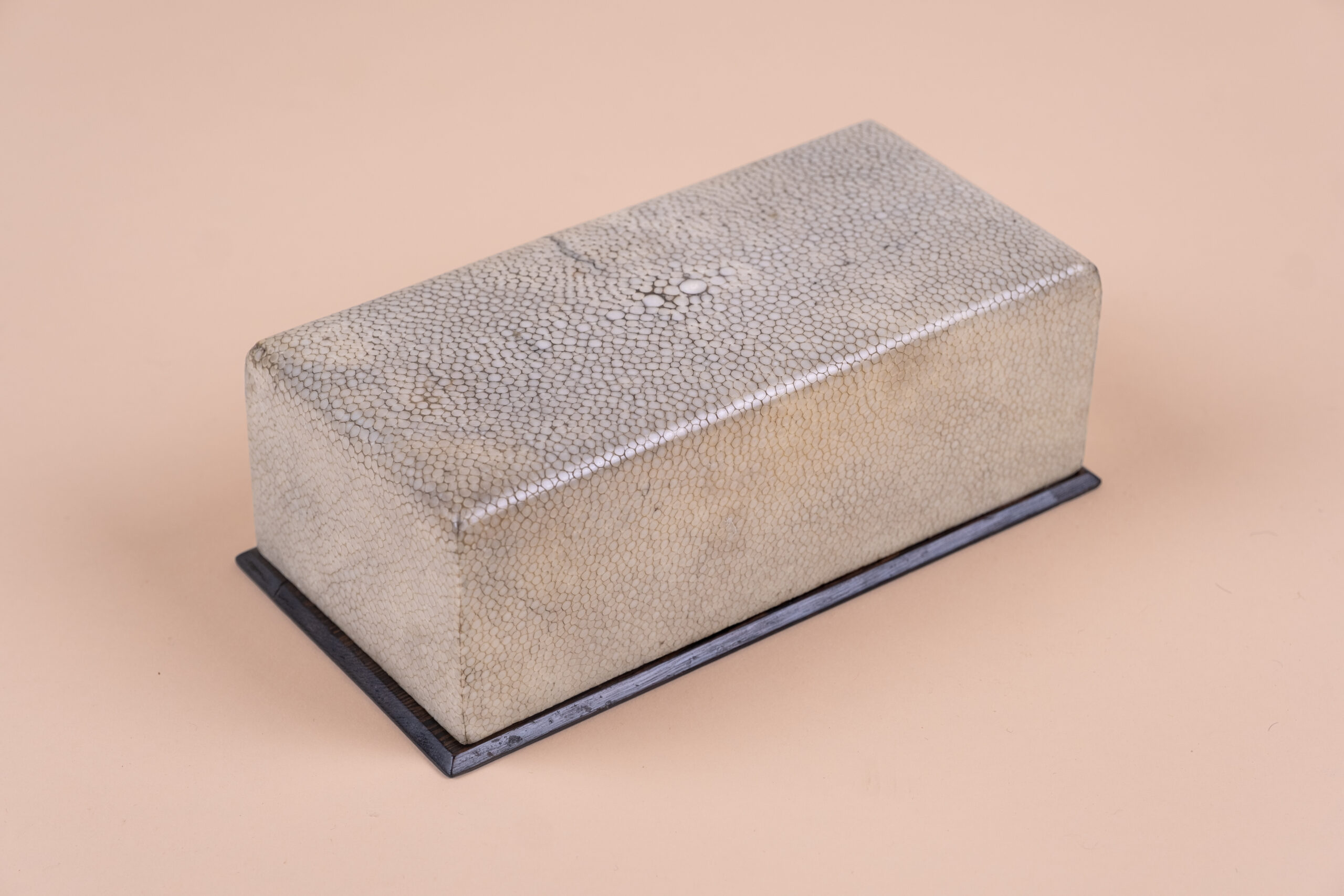 White shagreen boxes, by Clément Rousseau c.1925.