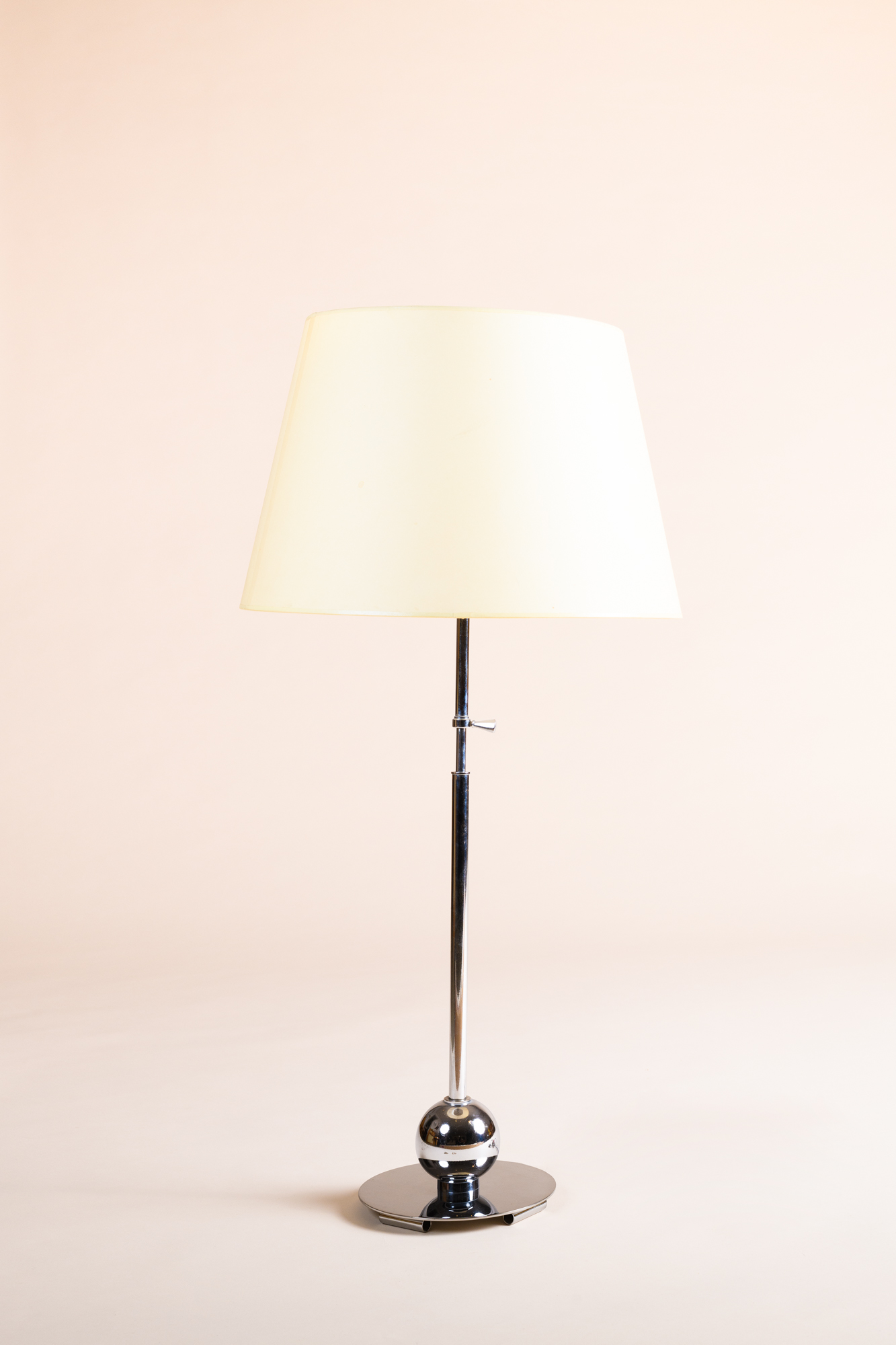 Chromed metal ​Lamp ​by WMF c.1930