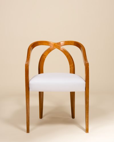 Ash "Crossed Legs" armchair by Sylvain Dubuisson & Sandra Carigliano, 2023