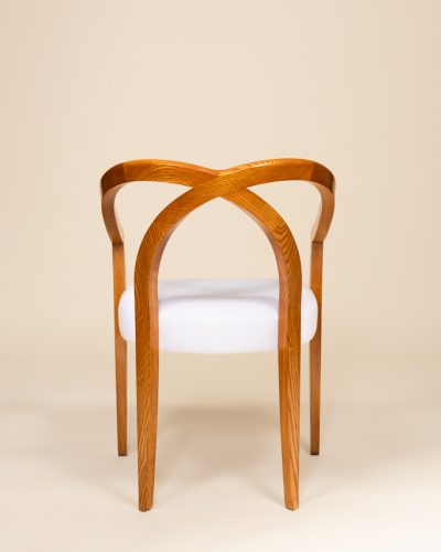Ash "Crossed Legs" armchair by Sylvain Dubuisson & Sandra Carigliano, 2023